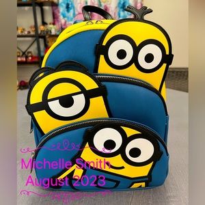 Universal Despicable Me Minions Loungefly Backpack